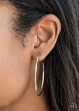 Load image into Gallery viewer, Paparazzi Rural Reserve Silver Hoop Earring