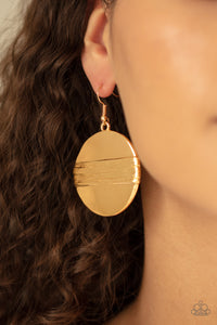 Paparazzi Ultra Uptown - Gold Earrings