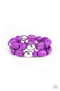 Paparazzi Fruity Flavor - Purple Bracelet