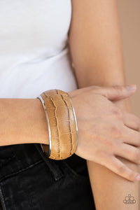 Paparazzi Urban Jungle - Brown Bracelet