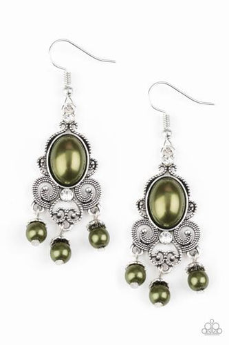 Paparazzi I Better Get GLOWING - Green Earrings