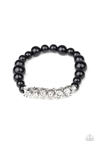 Paparazzi Traffic-Stopping Sparkle - Black Bracelet