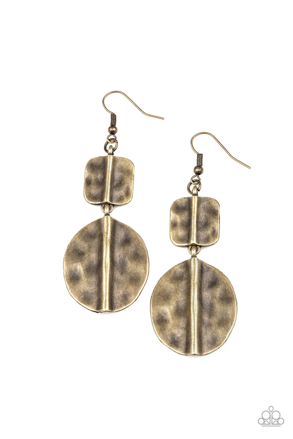 Paparazzi Lure Allure - Brass Earrings