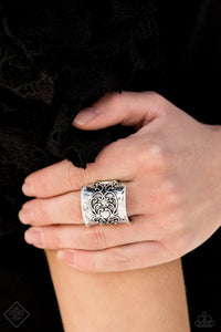 Paparazzi Me, Myself, and IVY - Silver Ring - December 2020 Fashion Fix
