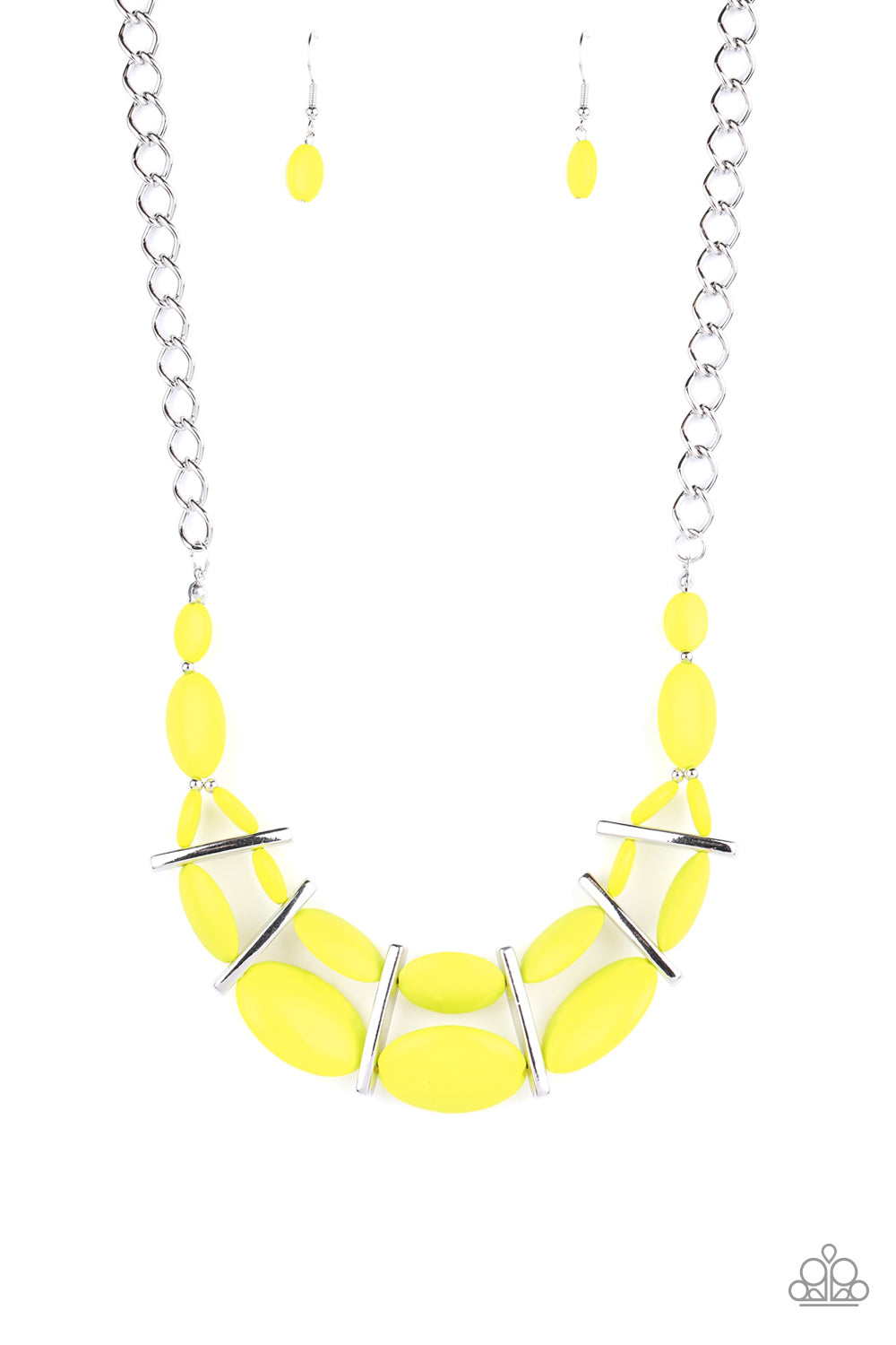 Paparazzi Law of the Jungle - Yellow Necklace