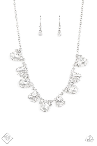 Paparazzi BLING to Attention - White Necklace - Fashion Fix September 2020