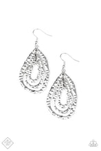 Load image into Gallery viewer, Paparazzi Metallic Meltdown - Silver Earrings - Fashion Fix September 2020