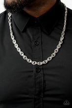 Load image into Gallery viewer, Paparazzi Grit and Gridiron - Silver Necklace