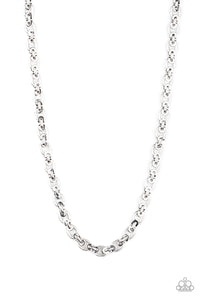 Paparazzi Grit and Gridiron - Silver Necklace
