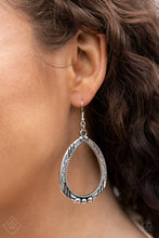 Load image into Gallery viewer, Paparazzi Terra Topography - Silver Earring - Fashion Fix - February 2021