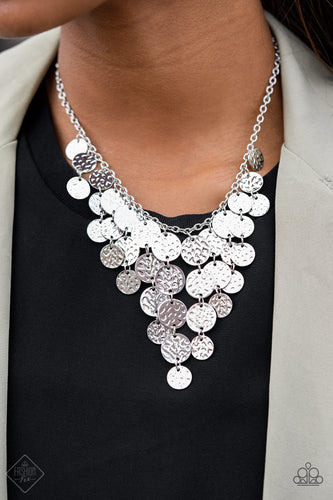 Paparazzi Spotlight Ready Silver Necklace - Fashion Fix - February 2021