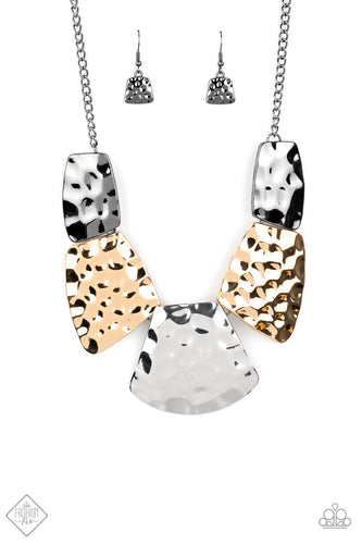 Paparazzi HAUTE Plates Multi Necklace - November 2020 Fashion Fix