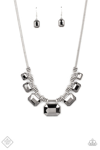 Paparazzi Urban Extravagance - Silver Necklace - Fashion Fix - March 2021