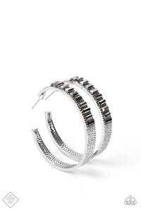 Paparazzi More To Love - Silver Hoop Earring - Fashion Fix - March 2021