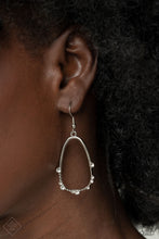 Load image into Gallery viewer, Paparazzi Ready or YACHT - White Earring - Fashion Fix - March 2021