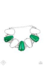 Load image into Gallery viewer, Paparazzi Yacht Club Couture - Green Bracelet - Fashion Fix - March 2021