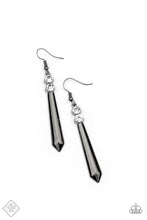 Load image into Gallery viewer, Paparazzi Sparkle Stream Black Earring-Fashion Fix-May 2021