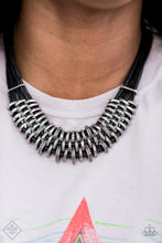 Load image into Gallery viewer, Paparazzi Lock, Stock, and SPARKLE - Black Necklace