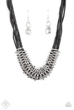 Load image into Gallery viewer, Paparazzi Lock, Stock, and SPARKLE - Black Necklace