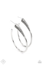 Load image into Gallery viewer, Paparazzi Fully Loaded - Silver Earrings