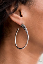 Load image into Gallery viewer, Paparazzi Fully Loaded - Silver Earrings