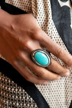 Load image into Gallery viewer, Paparazzi Canyon Sanctuary - Blue Ring June Fashion Fix