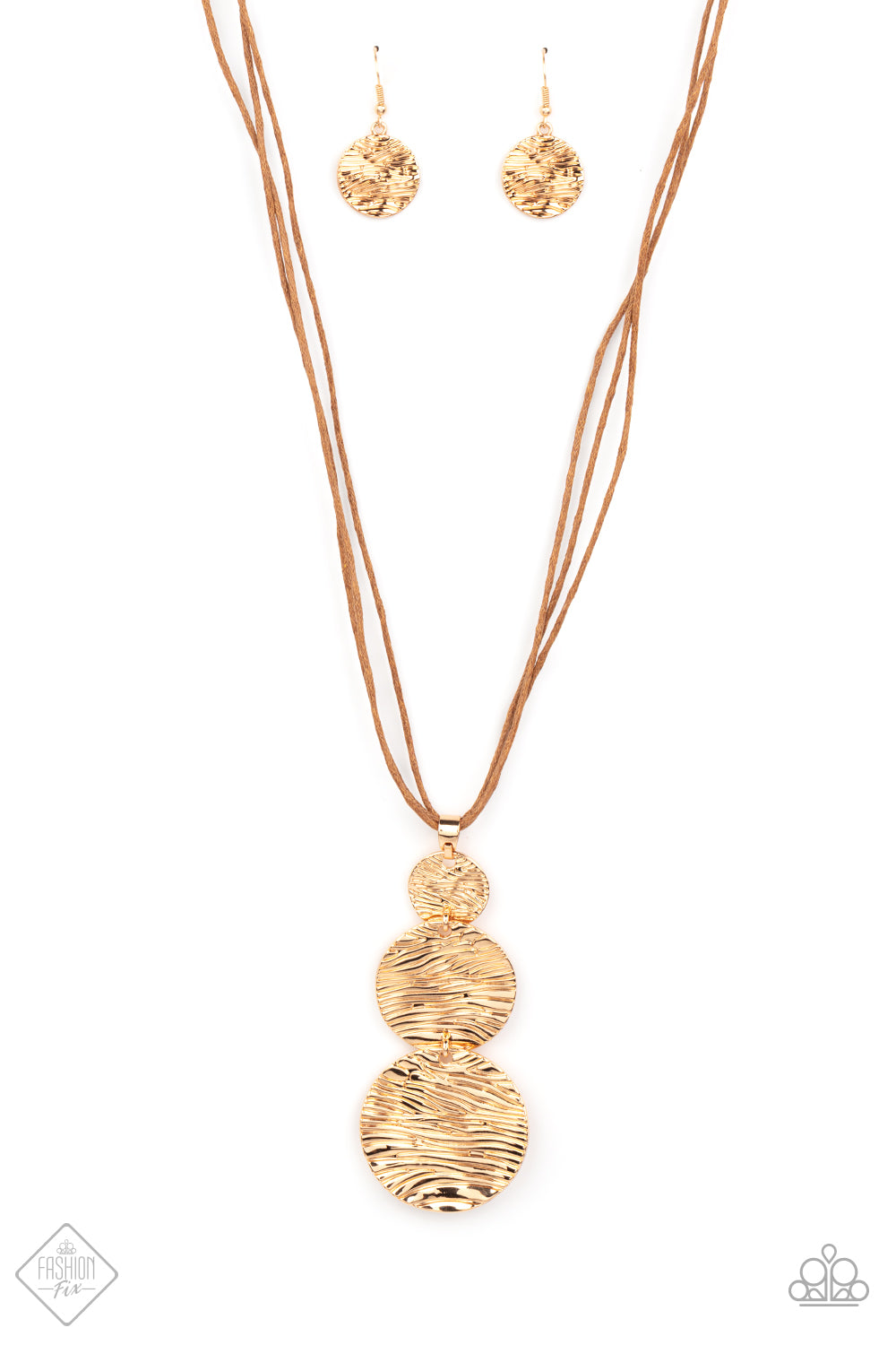 Paparazzi Circulating Shimmer Gold Necklace