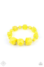 Load image into Gallery viewer, Paparazzi Trendsetting Tourist - Yellow Bracelet July Fashion Fix