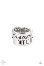 Load image into Gallery viewer, Paparazzi Dream Louder Silver Ring July Fashion Fix