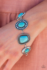 Paparazzi Taos Trendsetter - Blue Bracelet
