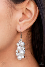 Load image into Gallery viewer, Paparazzi Fond of Baubles - White Earrings