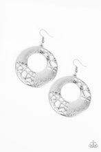 Load image into Gallery viewer, Paparazzi Shattered Shimmer Silver Earring