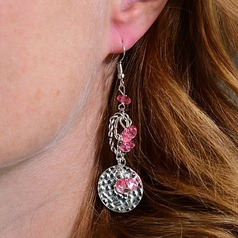 Paparazzi Seaside Catch Pink Earring