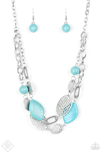 Paparazzi Second Nature Blue Necklace