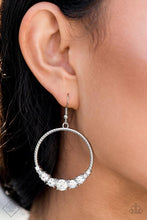 Load image into Gallery viewer, Paparazzi Self-Made Millionaire White Earring