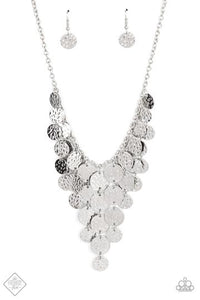 Paparazzi Spotlight Ready Silver Necklace - Fashion Fix - February 2021