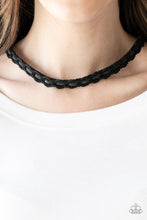 Load image into Gallery viewer, Paparazzi Track Tracker - Black Urban Necklace
