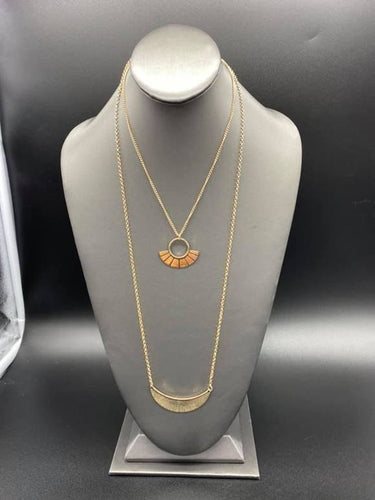 Paparazzi Exclusive Tribal Trek Gold Necklace