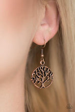 Load image into Gallery viewer, Paparazzi Dream TREEHOUSE - Copper Earring