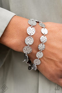 Paparazzi Rooted To The SPOTLIGHT - Silver Bracelet - Fashion Fix - February 2021