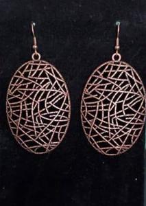 Paparazzi Way Out Of Line Copper Earring